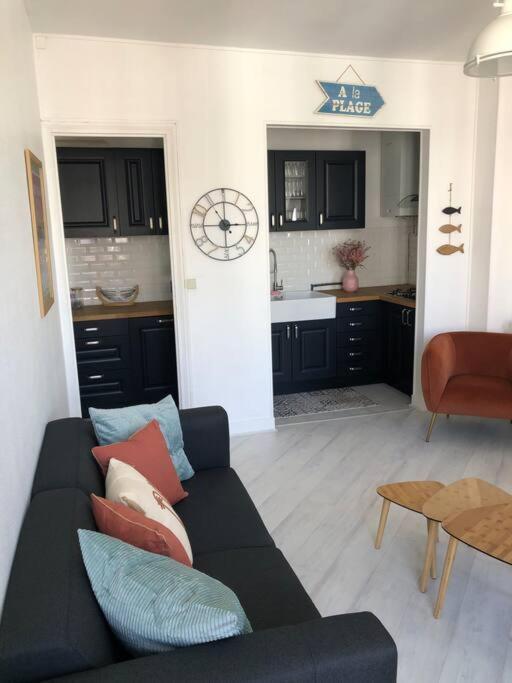 Appartement Vue Mer Laterale Mers-les-Bains Bagian luar foto